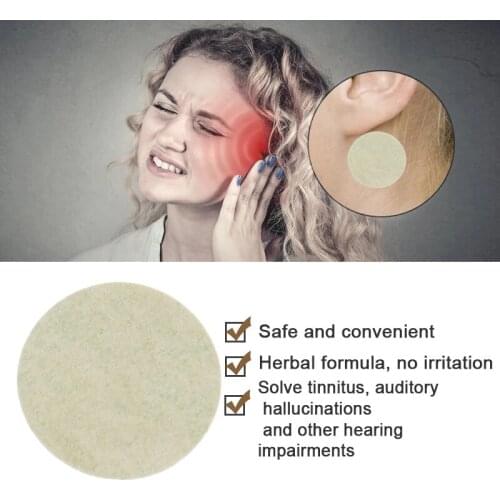 18pcs Tinnitus Treatment Patch For Ear Pain Protect Hearing Loss Sticker Natural Herbal Extract Medical Plaster Health Care