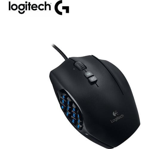 Logitech mouse G600 MMO Wired gaming mouse from logitech with 8200DPI Opticali Genuine for overwatch StarCraft War3 mouse gamer