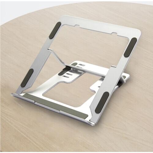 Adjustable Laptop Holder for MacBook AirPro Notebook Foldable Aluminium Alloy Laptop Stand Bracket Laptop Holder for PC Notebook