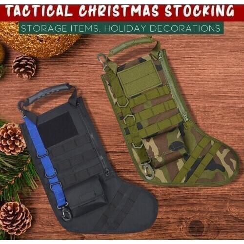Christmas Stocking Socks Tactical Bag Dump Drop Pouch Utility Storage Bag Military Combat Hunting Pack Magazine Pouches Dadgets