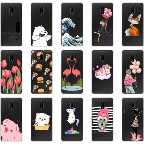 Case For Nokia 6 2017 Case Cover Silicone For Nokia 6 Case TPU Soft Coque Capas For Phone Case Nokia 6 TA-1033 TA-1021