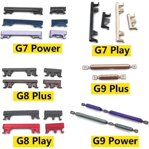 Side Keys Power and Volume Buttons Replacement For Moto G7 Power G9 Power G8 Plus G9 Plus G7 Play G8 Play G8 Power Lite