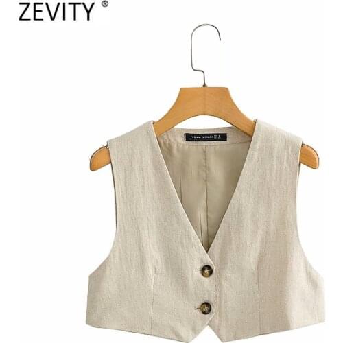 Женские короткие жилеты ZEVITY China At AliExpress