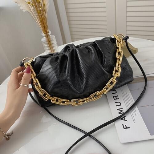 Serpentine Pu Leather Shoulder Bags For Women 2020 Small Clutch Lady Luxury Messenger Crossbody Bag Travel Solid Color Handbags
