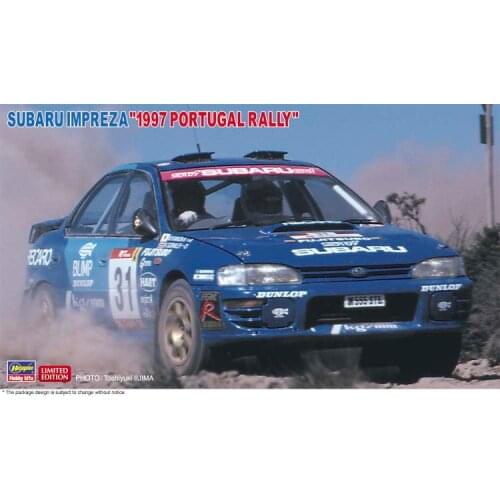 1/24 Hasegawa Plastic Assembled Car Model Toy Subaru IMPREZA 1997 Portugal Rally Static Model DIY Assembly Kit #20483