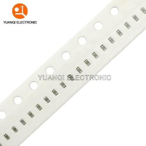 100pcs 0402 SMD Ceramic Capacitor 0.75pF 1.3pF 1.6pF 2.4pF 4.3pF 6.2pF 7.5pF 11pF 16pF 43pF 62pF 110pF 130pF 330nF 680nF 820nF