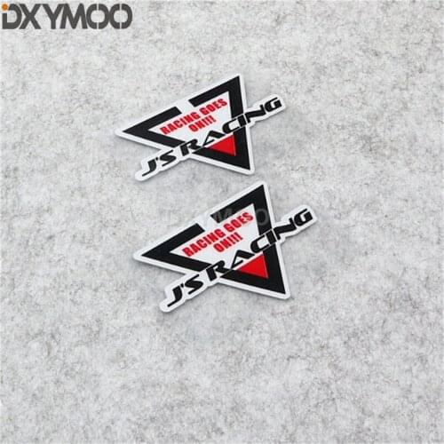 2x Car Styling Vinyl Decal Motorcycle Racing Goes on Auto Window Tail Sticker for JS RACING GK5FDFK8 JDM