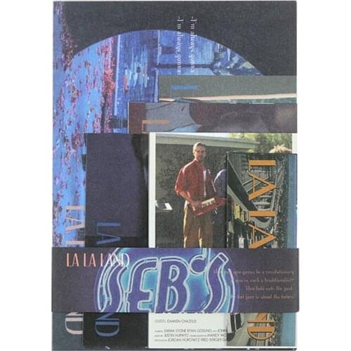 8styles Literary Theater Series Classic Film Television Footage Jounal Decoration Stickers Movie Scrapbook Romantic