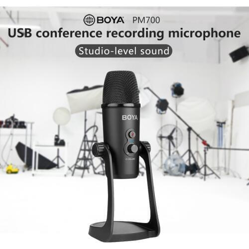 BOYA BY-PM700 Professional Condenser Sound Podcast Studio Microphone For PC Laptop Skype MSN karaoke Music Microfon Conferencing