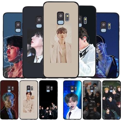 MONSTA X black Soft phone Case For Samsung S20 S10 S9 S8 S7 edge Plus Lite For Note 8 9 10 A6 A7 A8 A9 2018