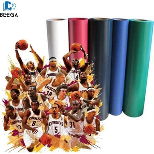 Screen Print Colors Korea Quality Flock Heat Transfer Adhesive Film for T-Shirts