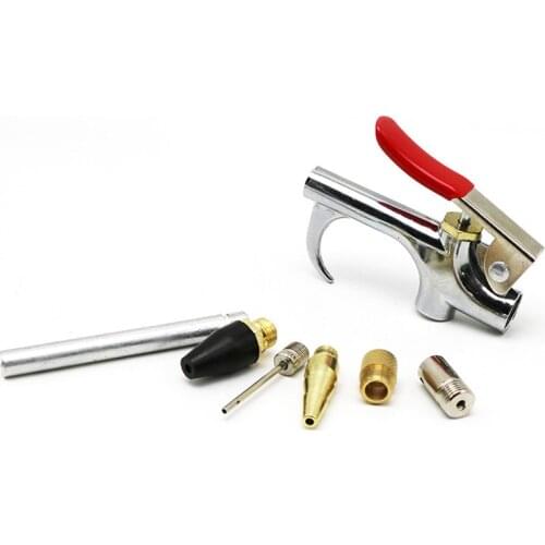 Air Compressor Compressed Nozzle Blow Gun Kit Blower Tool Zinc Alloy Nozzle Cleaning Tool For Compressor Accessories