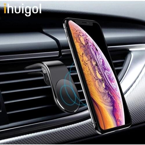 !ACCEZZ Magnet Car Phone Holder For iPhone X XS Samsung Huawei Smartphone For LG G5 For Oneplus 6t Air Vent Mount Stand Holder
