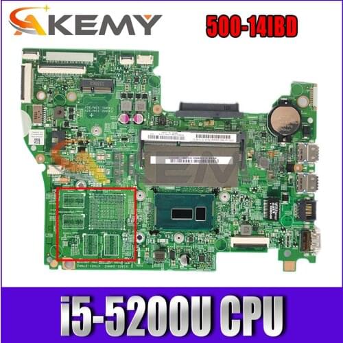 For Lenovo YOGA 500-14IBD Flex 3-1470 notebook motherboard 14217-1M 448.03N03.001M with i5-5200U CPU tested 100% Mainboard