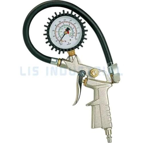 Multifunction with Gauge Tire Pressure Gun Tire Pressure Gauge Repair Tools for Motorcycle Truck Car