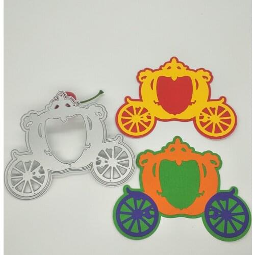 New Halloween pumpkin car metal cutting mold photo album paper DIY gift card decoration embossed cube