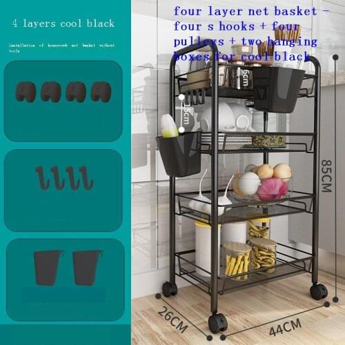 Mensole Cosas Home Repisas Scaffale Articulos De Cocina Sponge Holder Shelf Organizer Kitchen Storage with Wheels Trolleys Rack