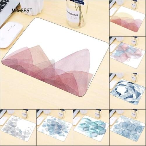 Promotional Pad Mice 22x18/25x20/29x25CM Square Cubic Solid Space Printed Mouse Pad Anti-slip Rubber Desk Pad for Office Pads