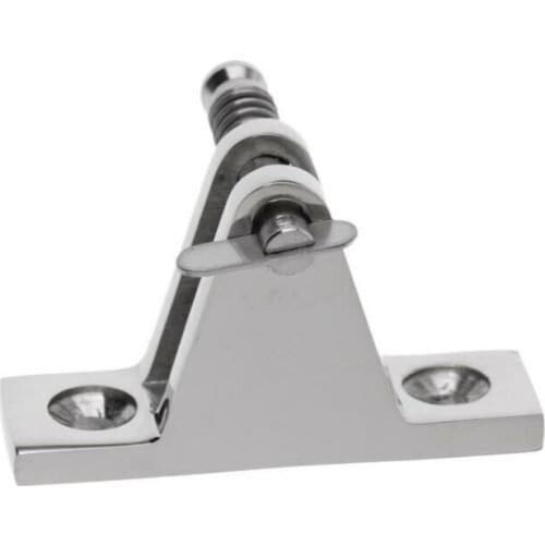 Stainless Steel Bimini Top Deck Hinge Fitting Quick Release Marine Rowing Boats Fishing Kayak Canoe Boat Accessories Tube Clamp
