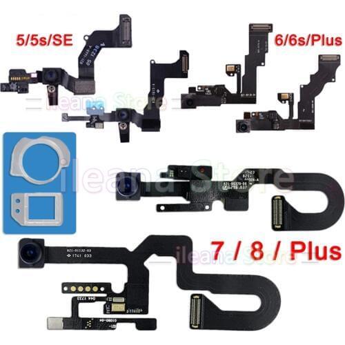 Original Front Camera Flex For iPhone 5S SE 5 Right Proximity Sensor Face Front Camera Flex Cable For iPhone 6 6s 7 8 Plus