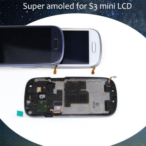 Replacement For Samsung Galaxy S3 Mini i8190 LCD Display Touch Screen With Frame Assembly