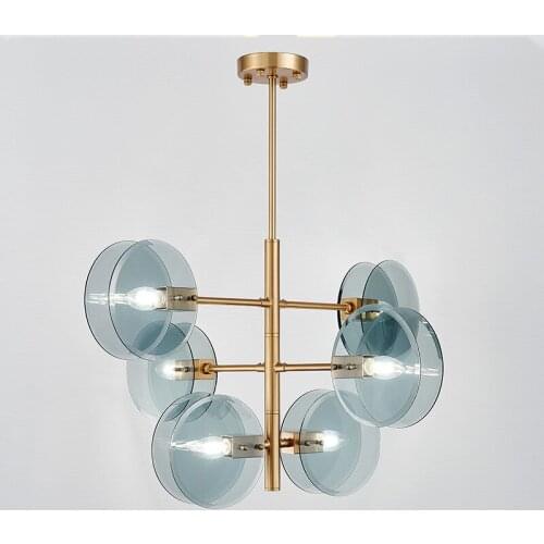 Modern chandelier lighting new design branching structure glass hanging lamp for living room dining room bedroom 90-260V
