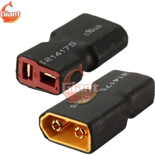 T Plug XT60 Connector RC XT60 Male To Deans Plug Female T Connector Adapter Car Plane Helicopter Quadcopter Lipo Battery RC Part