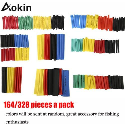 Shrinking 328Pcs Insulation Sleeving Thermal Casing Car Electrical Cable Tube kits Heat Shrink Tube Tubing Wrap Sleeve Assorted