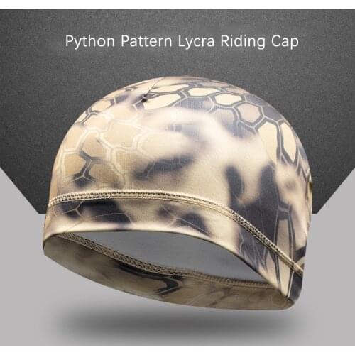 Cycling Mens Cap Windproof Beanie Sunscreen Sports Outdoor Soft Python Texture Camouflage Women Head Hoods Fishing Motorcycle