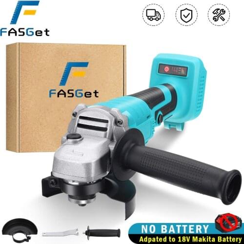 125mm/100mm Brushless Cordless Angle Grinder Variable 4 Speed DIY Cutting Grinder Machine Power Tools For Makita 18V Battery