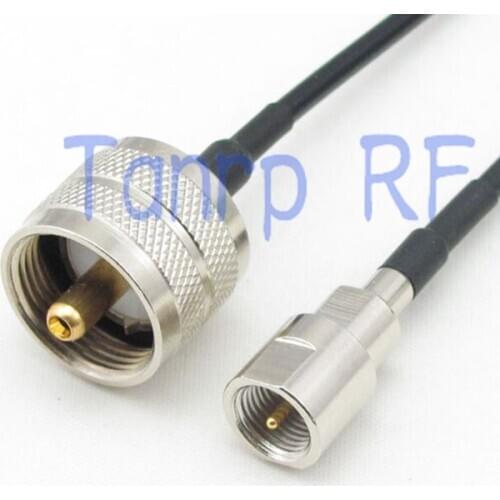 6in UHF male plug to FME male plug RF connector adapter 15CM Pigtail coaxial jumper cable RG174 extension cord