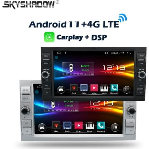 6G+128G 8" Carplay DSP IPS Android 10.0 Car DVD Player GPS WIFI Bluetooth Radio For Ford Galaxy Fusion C-MAX S Focus Mondeo Kuga
