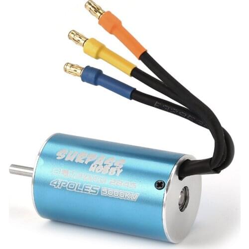 SURPASSHOBBY 2845 5000KV 4T 3.175mm Brushless Motor For 1/10 RC Remote Control Car Parts DIY Spare Parts Accessories