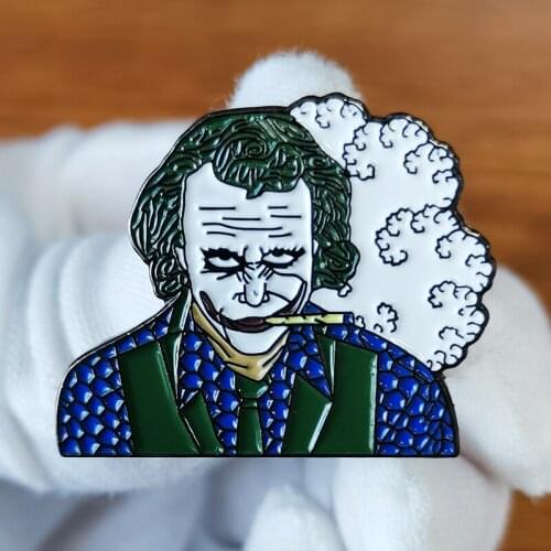 Joker Smoke Lapel Pin