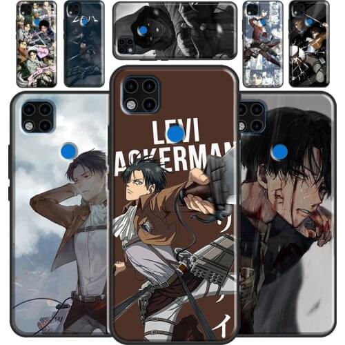 Attack On Titan Levi Phone Cover For Xiaomi Redmi Note 9 Pro Note 8 7 8T 9S 7A 8A 9A 9C 9T K40 Note 10 Pro Case