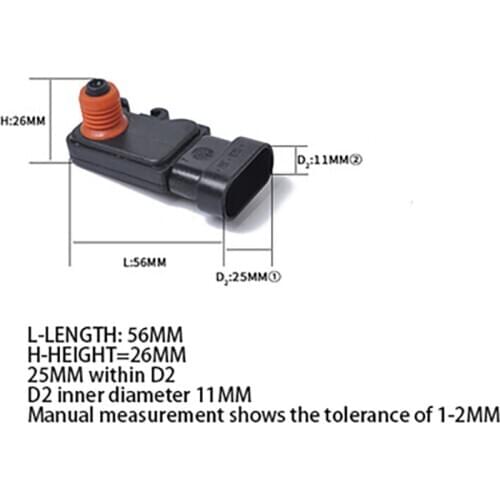 Intake manifold pressure sensor For for Rainier Colorado