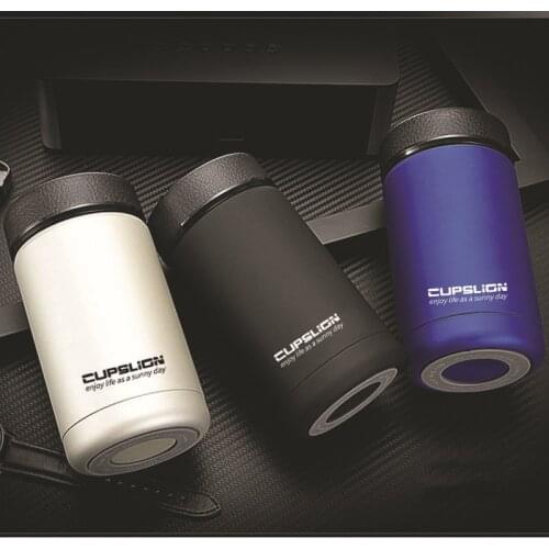 380ml/510ml Double Stainless Steel Coffee Thermos Mug with Non-slip Case Car Vacuum Flask Travel Insulated Bottle
