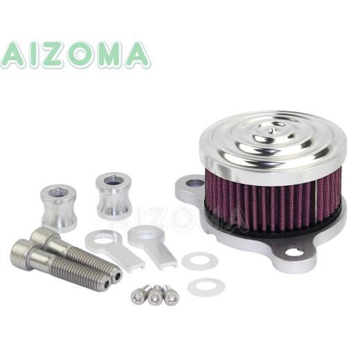 Chrome Motorcycles Air filter Intake Kit For Harley Sportster XL883 XL1200 All 2004-2018 2019 Billet Aluminum Air Cleaner Cover