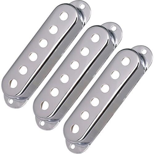 3Pcs Brass Electric Guitar Pickup Covers 48/50/52mm Musical Instrument Accessory