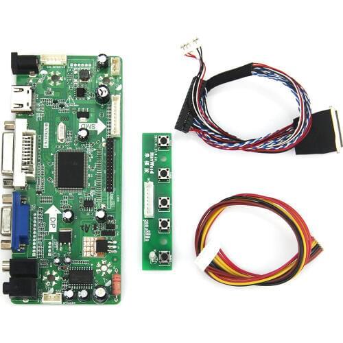 M.NT68676 LCD/LED Controller Driver Board(HDMI+VGA+DVI+Audio) For LQ170M1LA3C LQ170M1LA04 1920*1200 LVDS Monitor Reuse Laptop