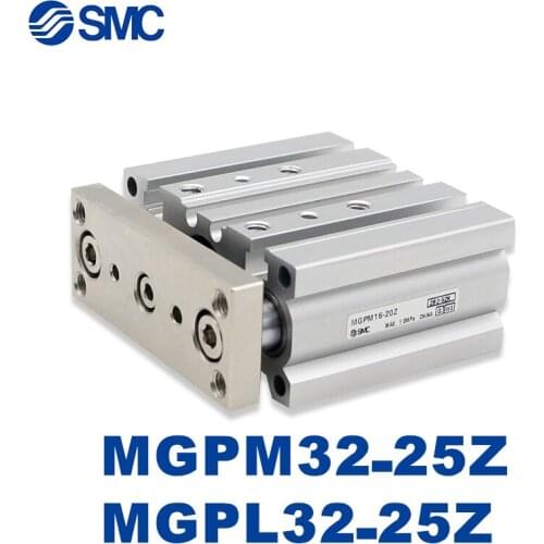 MGPM MGPL New SMC MGPM32 MGPL32 MGPM32-25Z Compact Guide Cylinder MGPL32-25Z
