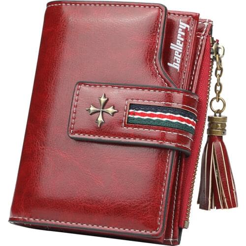 Mini Tassel Wallet Women Fashion Purse Female Short Mini Wallets Korean Students Lovely Purse Female Small Wallet for Women