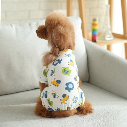 New Puppy Dog Home Clothing Autumn Small Dog Teddy Bag Belly Four-legged Clothing Leisure Pet Clothing Supplies Dog Clothes