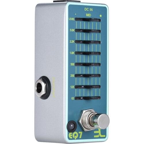 ENO Guitar Effect Pedal EX EQ7 Equalizer Equalizer EQ7 Analog 7-Band EQ True Bypass F/S Body True Bypass Guitar Accessories