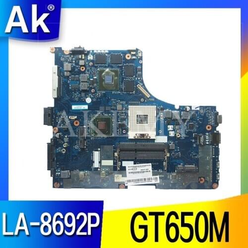QIQY6 LA-8692P Laptop motherboard For Lenovo IdeaPad Y500 original mainboard GT650M