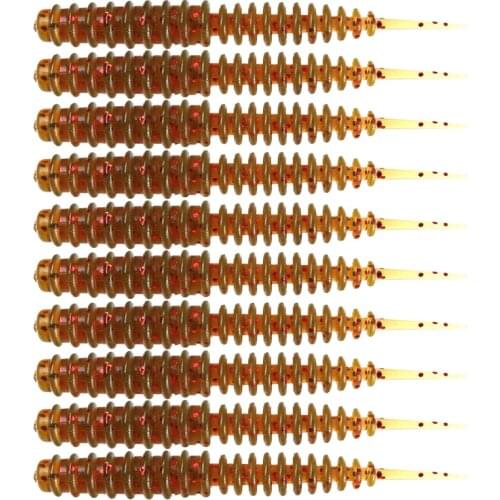 2021 New 6.0cm 1.2g Wobblers Fishing Lure Shrimp Smell Silicone Artificial Baits Carp Bass Lures Pesca Tackle