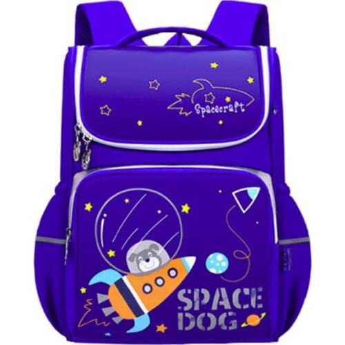 Children Schoolbags 1-3 Grade Pupils Cute Cartoon Backpack New Boy Girl Orthopaedic Lightening Large Capacity Space Bag Mochila