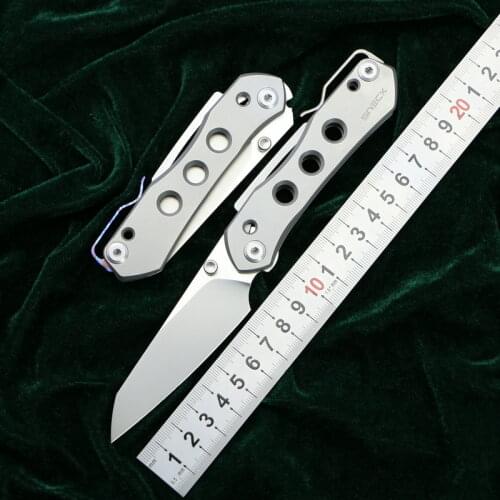LiBing SNECX Tiger Symbol II Folding Knife M390 Blade TC4 Titanium Handle Outdoor Camping Hunting Pocket Survive Knives EDC Tool