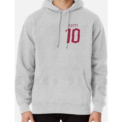 Totti Away 2020 Hoodie Long Sleeve Totti Roma Kids Soccer Football Italy Legend Ronaldo Gerrard