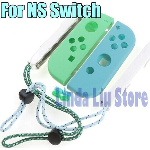 10sets Housing Shell Transparent Shell SL SR Strap Replace Cases Customized Cover for NS Nintend Switch Controller
